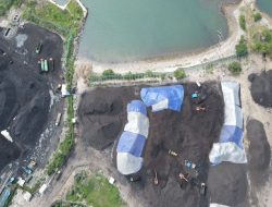 Warga Kelurahan Sukaraja dan Way Lunik Gelar Aksi Penolakan Stockpile Batubara