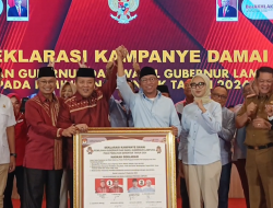 Nomor Urut Paslon Gubernur Lampung di Pilkada 2024 Sudah Ditetapkan