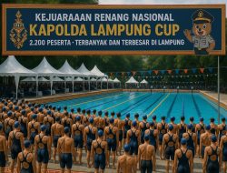 Kapolda Lampung Cup 2025, Ribuan Peserta Siap Bersaing di Ajang Renang Nasional