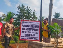 Proyek My Republic di Lamteng Disegel, Terungkap Pakai Izin Kota Lain