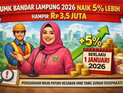 Awal Tahun 2026, Pekerja Bandar Lampung Terima Kenaikan UMK Lebih dari 5 Persen