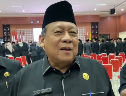 Deddy Amarullah Lantik Dirut Bank Waway dan 112 Pejabat Pemkot Bandar Lampung