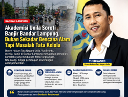 Akademisi Unila Soroti Banjir Bandar Lampung, Tekankan Perlu Penanganan Terintegrasi