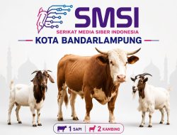Iduladha 1447 H, SMSI Kota Bandar Lampung Salurkan Daging Kurban kepada Anggota dan Masyarakat