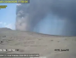 BPBD Lampung Tingkatkan Kewaspadaan, Aktivitas Gunung Anak Krakatau Terus Dipantau