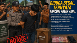 Polisi Luruskan Video Viral di Bandar Lampung, Pria yang Diamankan Bukan Begal Melainkan Terduga Pencuri Kotak Amal