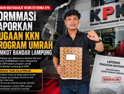 Laporan Dugaan Penyimpangan Program Umrah Pemkot Bandar Lampung Masuk ke KPK