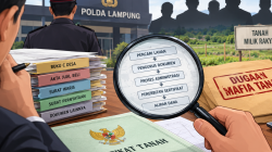 JPSI Minta Polda Lampung Telusuri Alur Dokumen dalam Dugaan Mafia Tanah