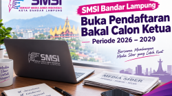 Bursa Ketua SMSI Bandar Lampung Dibuka, Dukungan Minimal 20 Persen Jadi Syara
